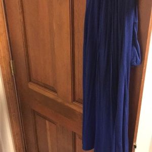 Royal blue maxi skirt